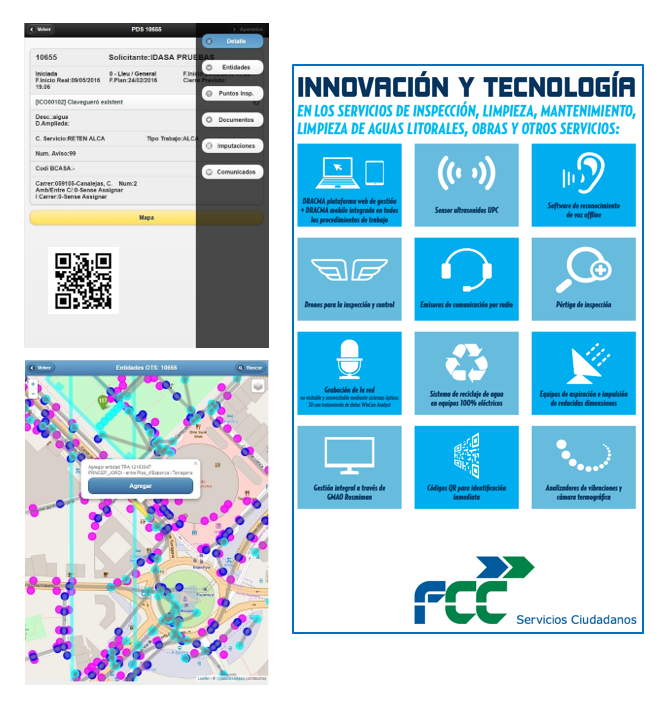 FCC Servicios Ciudadanos, innovación y tecnología Smart Cities para el mantenimiento de instalaciones y sensores de la red de Alcantarillado del Ayuntamiento de Barcelona